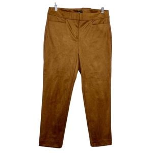 Loft | Faux Suede Ankle Pants NWT